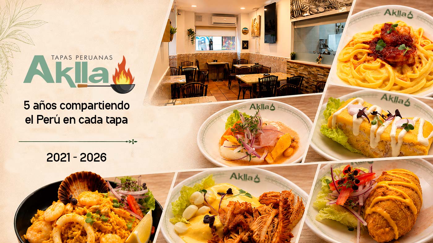 Aklla cumple 5 años de tapas peruanas en Madrid