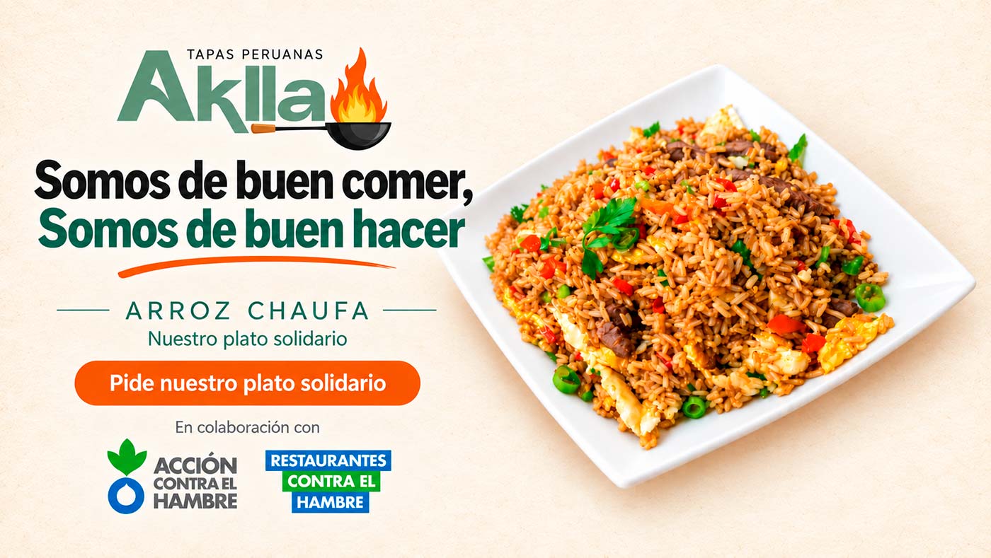 Aklla se suma a Restaurantes contra el Hambre 2026